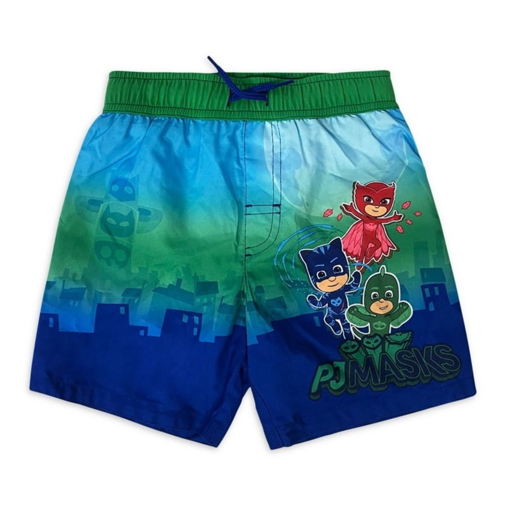 2T Boy Nickelodeon PJ Masks UPF 50 Mesh Lined Swim Trunks Toddler Swim Shorts